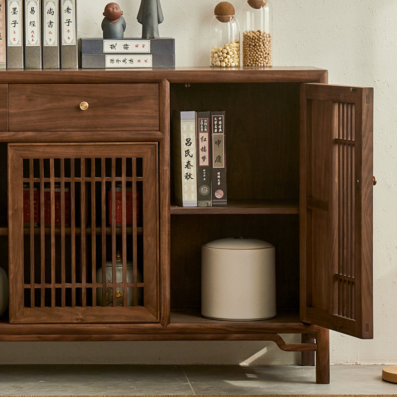Vivid Space Creation Eco Elm Wood Chinese Sideboard Wayfair